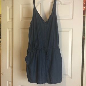 Denim romper